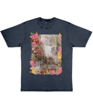 Peaceful London Scene Three Oversized Washed T-Shirt