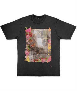 Peaceful London Scene Three Oversized Washed T-Shirt