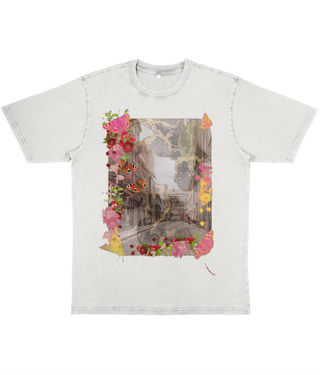 Peaceful London Scene Three Oversized Washed T-Shirt