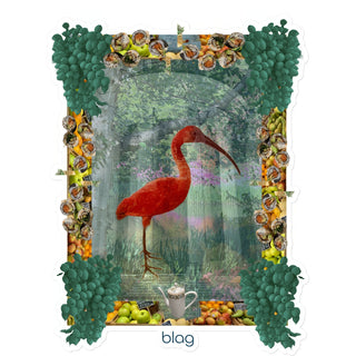 Peaceful London Scene Two Sticker
